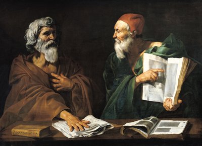 Die Philosophen von Master of the Judgment of Solomon